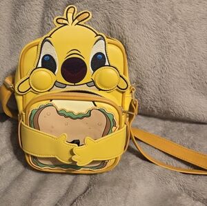 Loungefly Rueben Stitch Cousin Crossbody Hugbuddy, His Front Can Switch Around.
